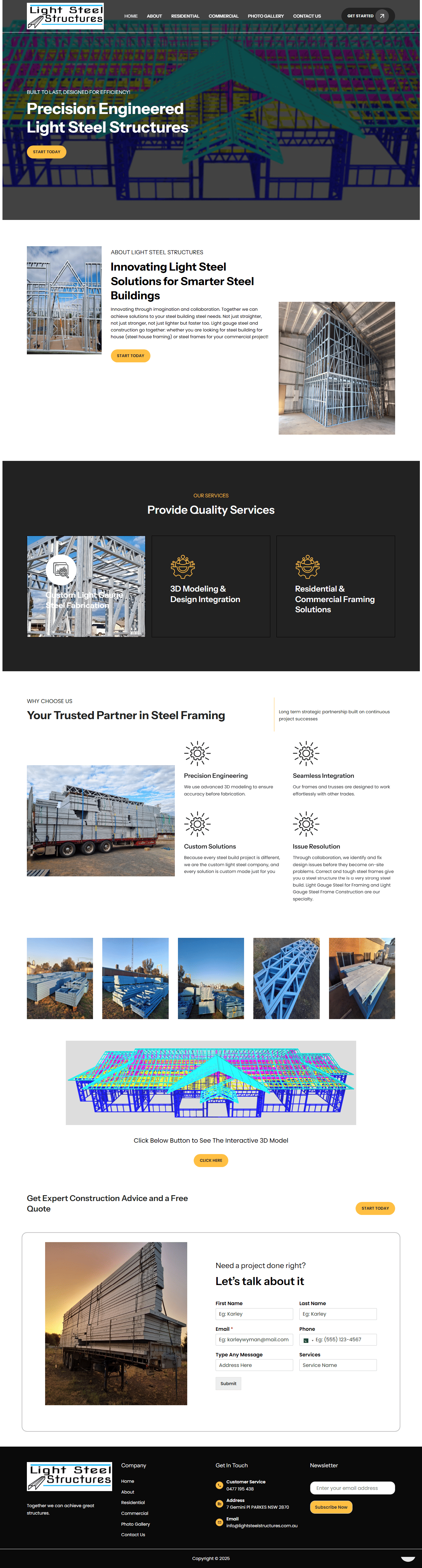 Light Steel Structures