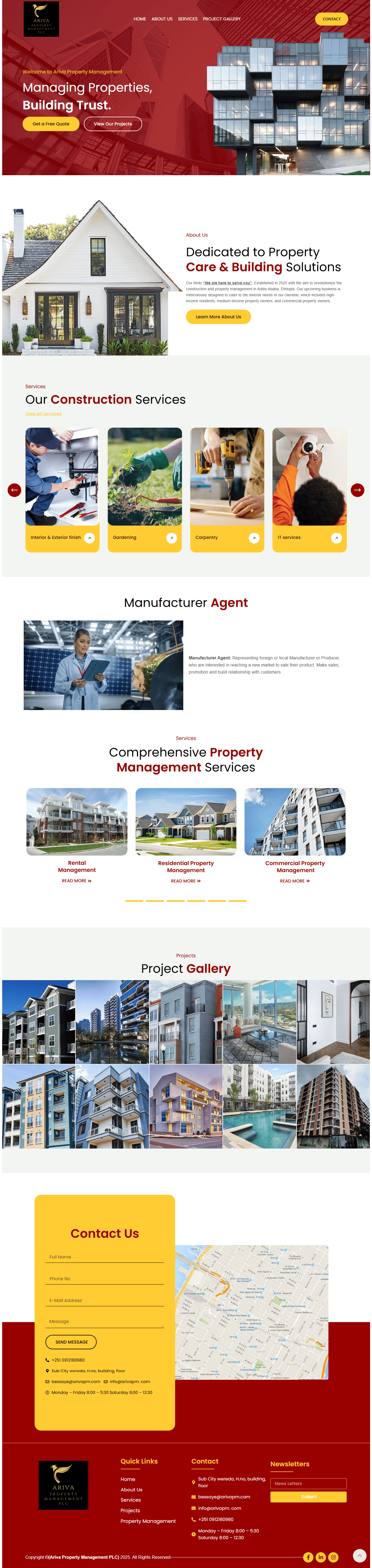 Ariva Property Management PLC